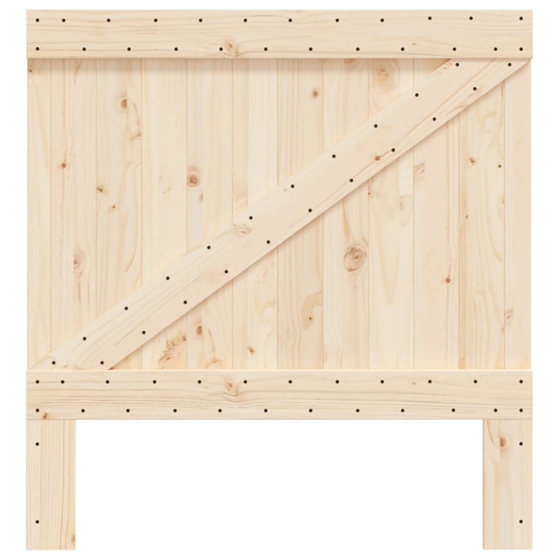 Duechle Solid Wood Panel Headboard, 100 x 104cm