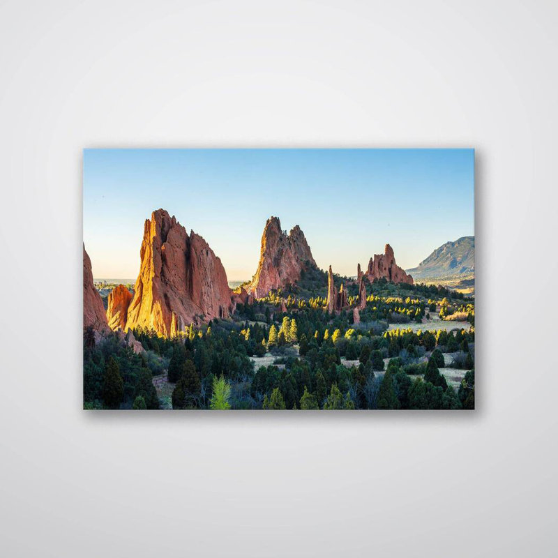 JARDIN DES DIEUX, COLORADO RESSORTS - IMPRIMÉ, H 24 po x l 32 po x P 0,12 po