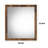 Solid And Engineered Wood Flat Wall Mirror-1523062395