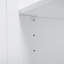 Meuble-lavabo double 84 po, 2 lavabos en céramique et comptoir en quartz 84 po, avec tablettes réglables et 3 tiroirs, grand espace de rangement, poignées en métal argenté et charnières à fermeture douce, blanc-116234294