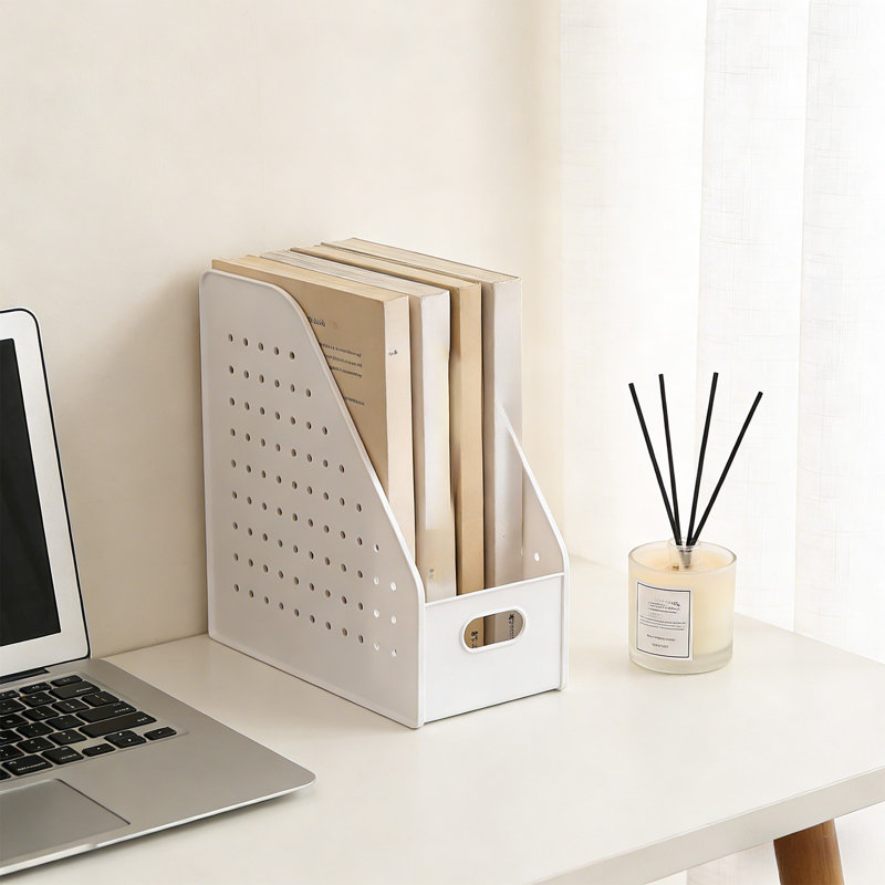 Panier de rangement de bureau, organisateur de fournitures de bureau et de livres pour chambre d'étudiant et bureau, panier à compartiments multiples pour documents et fournitures