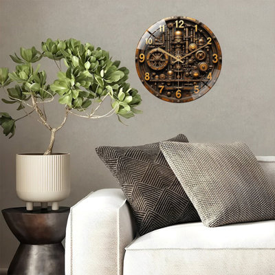 Horloge murale rétro Vintage Steampunk