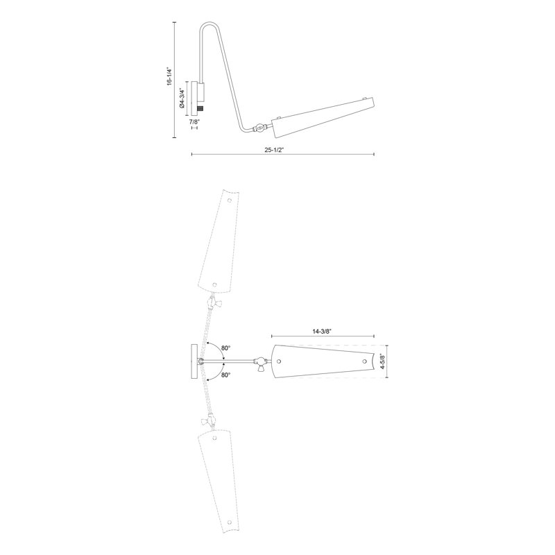 Osorio 1 - Light LED Bath Sconce, Matte Black