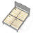 Upholstered Platm Bed Frame