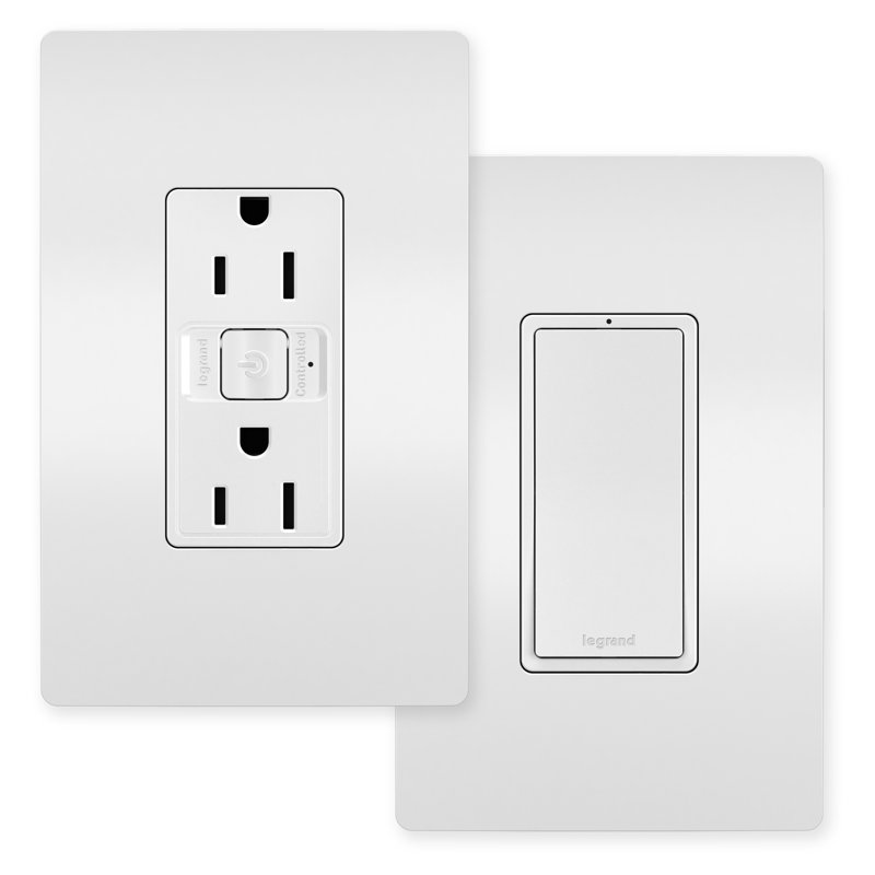 Ensemble de prises de courant Radiant Easy avec interrupteur sans fil et prise intelligente