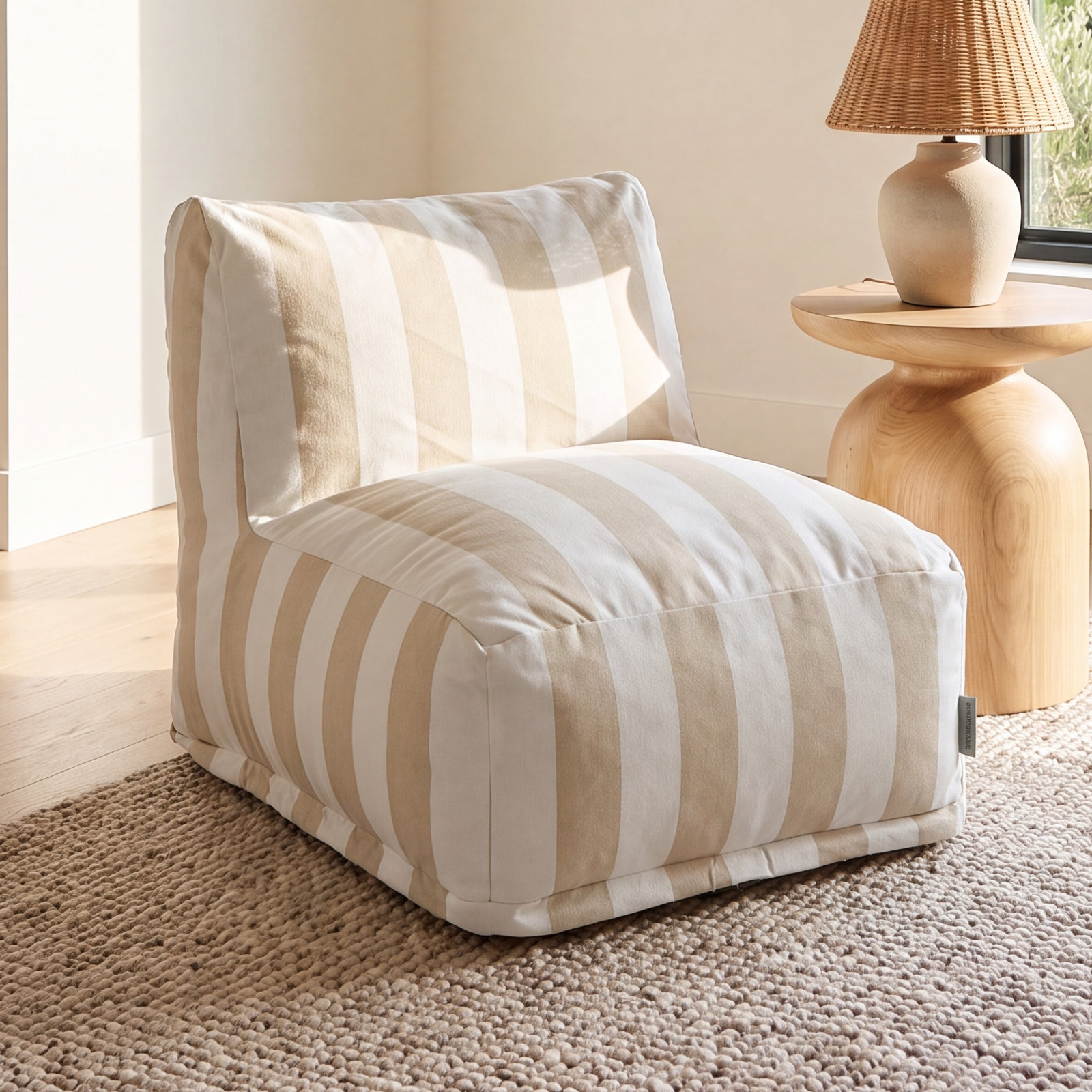 Outdoor Bean Bag Lounger, Sand