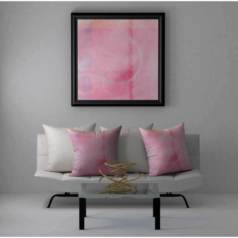 Abstract Reversible Throw Pillow, 20" x 20"