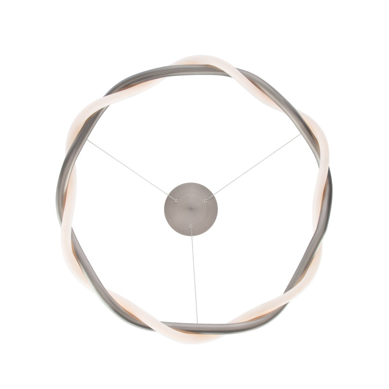 Escapade 1 - Light LED Pendant, Brushed Nickel
