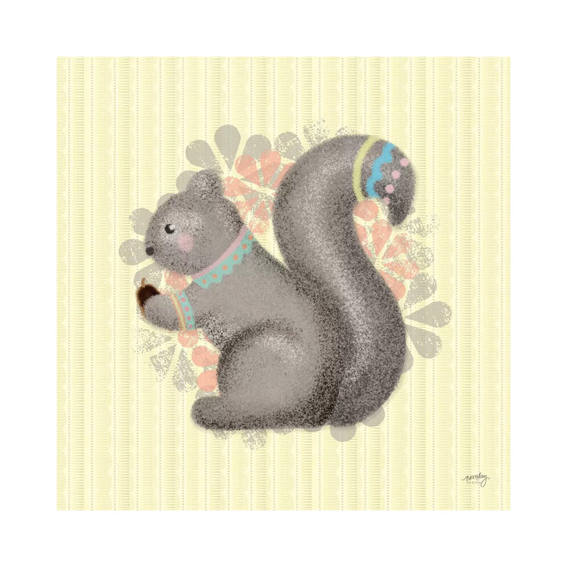 Woodland Babies IV by Noonday Design - Wrapped Canvas Gallery-Wrapped Canvas Giclée, 93.98 cm H x 93.98 cm W x 3.175 cm D