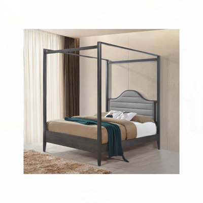 fabric Upholstery Canopy with Wood Frame,Headboard