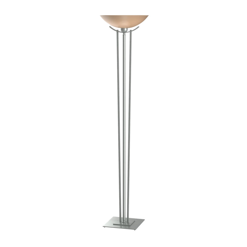 Taper 71'' Torchiere Floor Lamp, Vintage Platinum, Sand