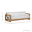 Malta 80" Wide Outdoor Teak Patio Sofa with Cushions-1893717079-1903327253-1913198319