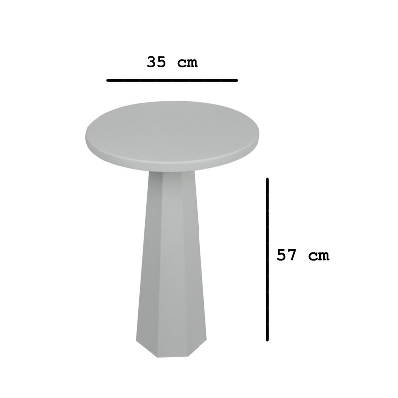 Table d'appoint moderne 100% bois aggloméré 13,8 po x 22,4 po x 13,8 po | Épaisseur: 0,7 pouce | Conception élégante parfaite pour le salon ou la chambre à coucher | Mobilier élégant et fonctionnel pour tout espace