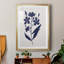 Indigo Botanical Study I, reproduction encadrée de qualité supérieure - prête à être accrochée-1121611526-1121611525