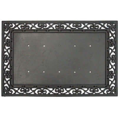 Swirl Coir Rubber Mat Tray