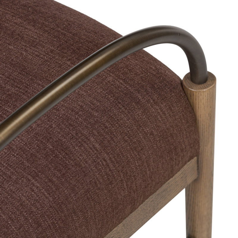 Demi Accent Stool, Laughlin Plum