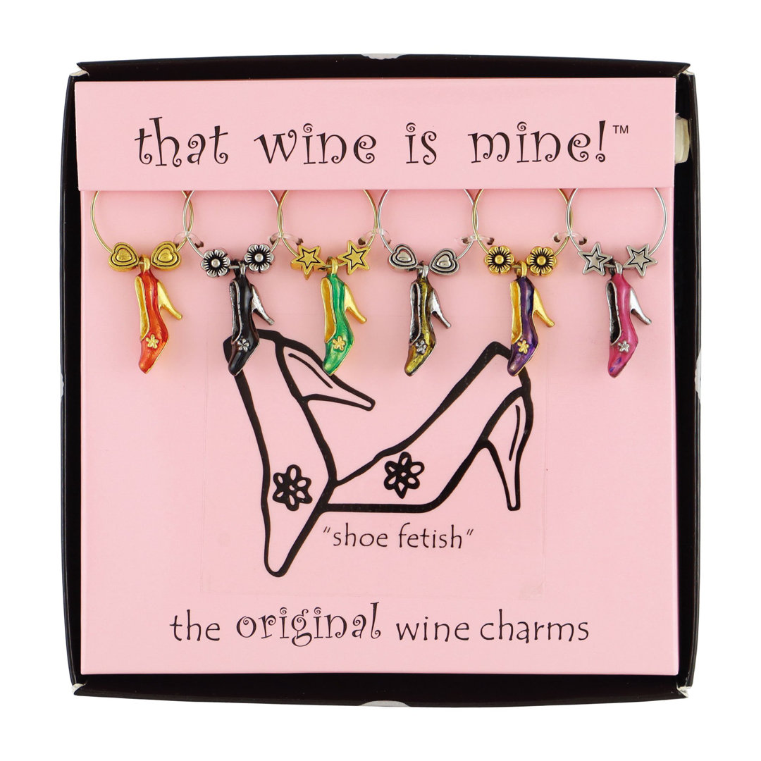 Luitpold Shoe Fetish 6 Piece Wine Charm Set Ebern Designs