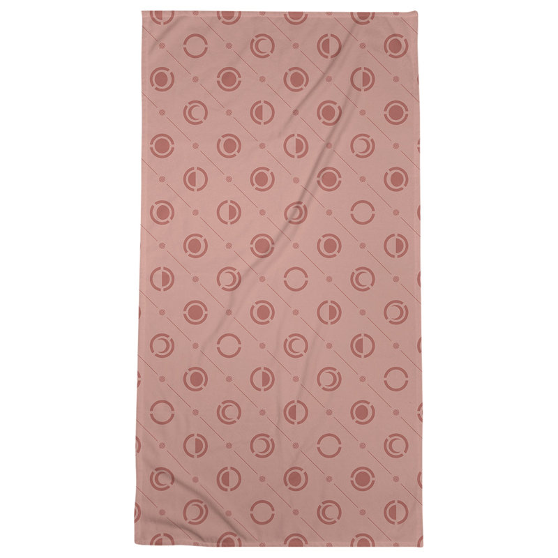 Serviette de bain Classic, Pêche / Rouge
