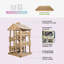 Maisonnette de style château pour chat Petique