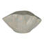 Bol décoratif décoratif en céramique avec bordure ondulée mouchetée pour salon de chambre à coucher ou de salon - 7 po multi