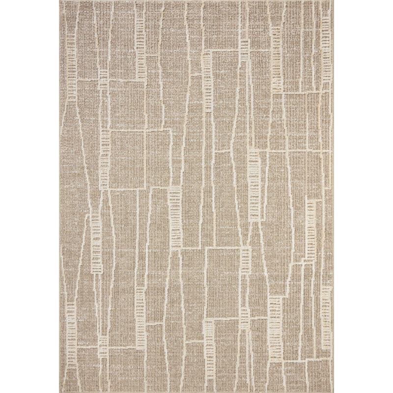Amber Lewis x Loloi Bexley Mushroom / Natural Area Rug, Runner 2'7" x 12'