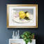 «Lemons On A Plate II», reproduction encadrée de qualité supérieure - prête à être accrochée-790109600-790109611
