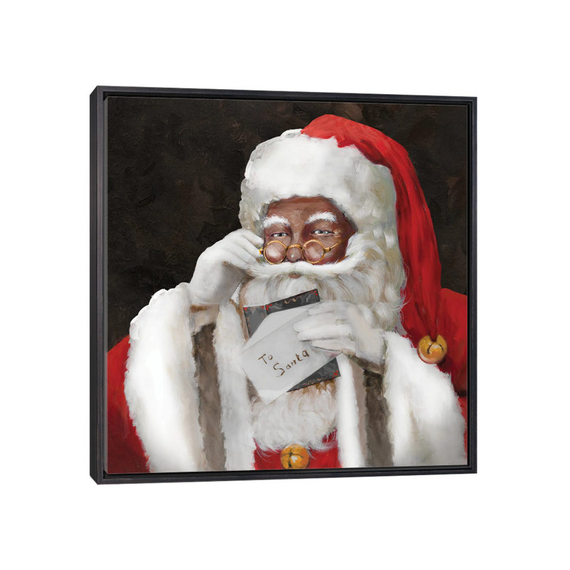 «A Note To Santa», reproduction d'art sur toile encadrée, H 18 po x l 18 po, Impression encadrée sans passe-partout