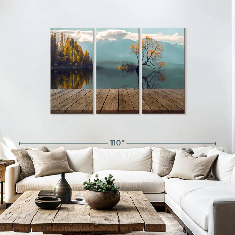 Aletra Tree By The Dock, 48" H x 74" W