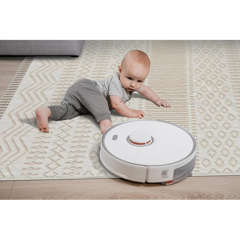 Indoor Area Rugs Low Pile Bedroom Rug Non Slip Floor Mat Washable Carpet Pads for Living Room A023, Rectangle 60 x 90 cm
