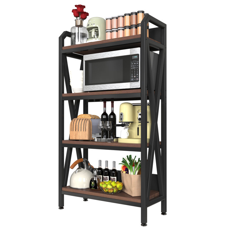 Tablettes de rangement à 4 niveaux 56,30 po Bakers Rack