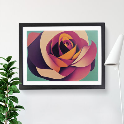 An Abstract Rose Flower Vol.1 - Single Picture Frame Print