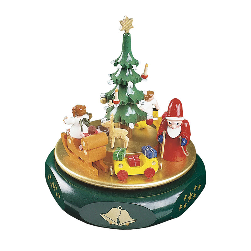 Figurine de noël richard glaesser music box