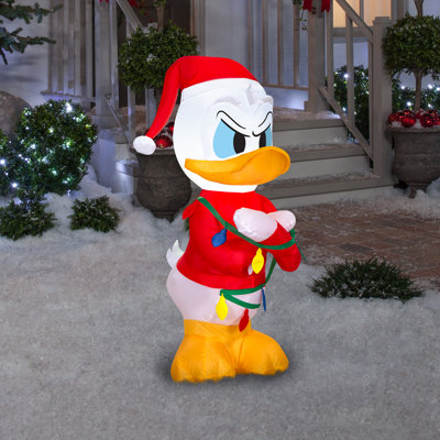 Canard avec chandail et lumières Disney