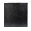 Table d'appoint moderne carrée noire à colonne avec sophistication naturelle rétro, pour les espaces intérieurs, L 14,5 po x l, arrangement de hauteurs variables et espaces extérieurs-126496583