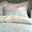 Art Deco Hydrangea Reversible 200 Thread Count Cot Cotton Floral Duvet Cover Set with Pillowcases-110809825