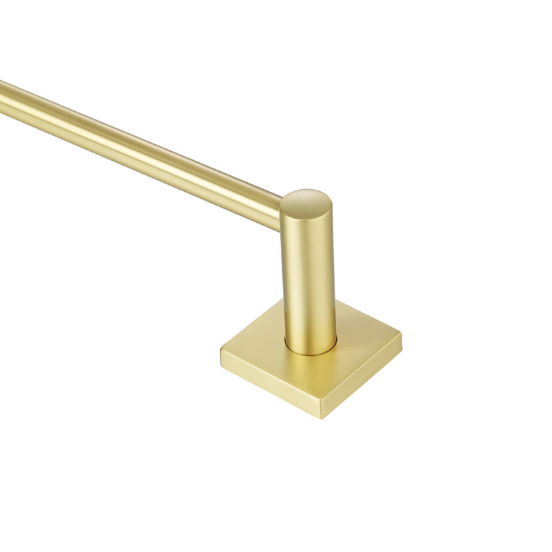 Avalon - Porte-serviettes simple, H 2,76 po x l 10,43 po x P 2,76 po, Laiton satiné