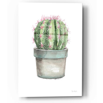 «Mixed Greens Succulent II» par Lisa Audit, art mural en verre acrylique