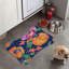 Tapis d'alimentation en forme d'os Preppy Blooming Gourds - 1 pièce