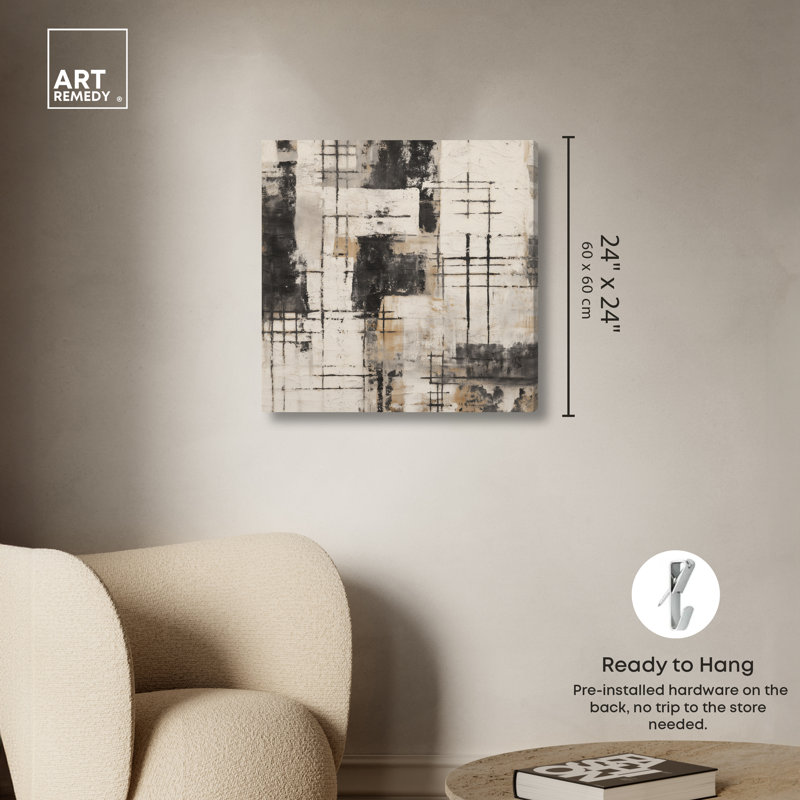 Décoration de bureau urbaine à impression sur toile Urban par III, Art Remedy, galerie tendue, 24 x 24, 24"H x 24"W