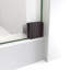 Porte de douche coulissante simple sans cadre de 56 à 60 po x H 76 po avec traitement en verre ClearMax-84433830