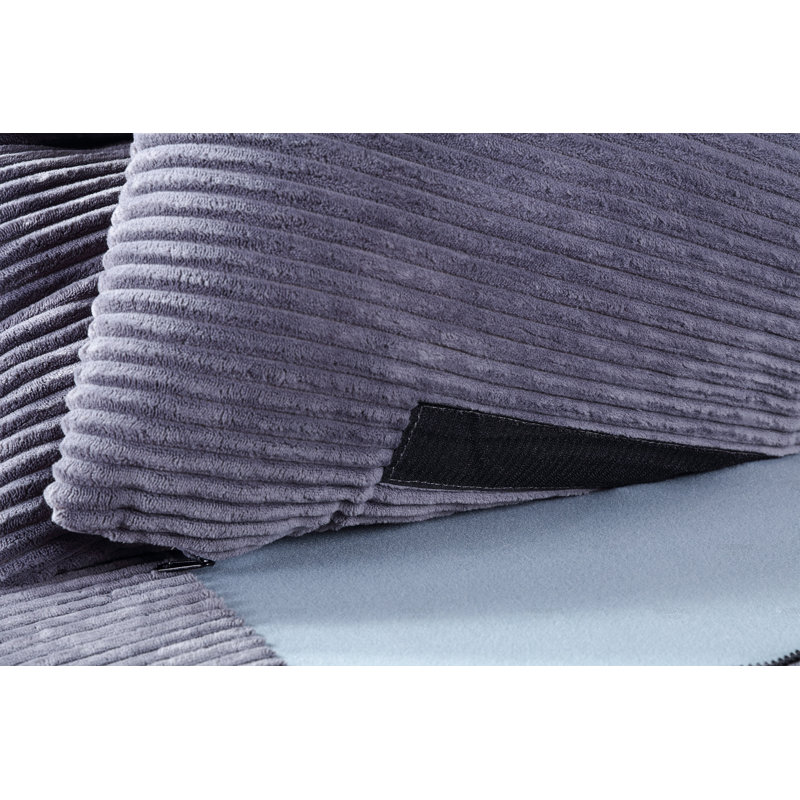 Fauteuil simple , Microfibre/microsuède gris