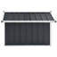 Abri de jardin en acier galvanisé anthracite-123202422-123202425