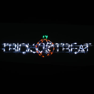 52" Lighted Halloween Trick or Treat Sign