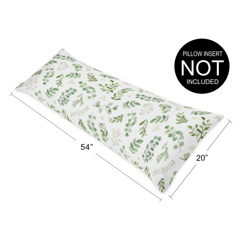 Botanical Leaf Body Floral Pillow Case