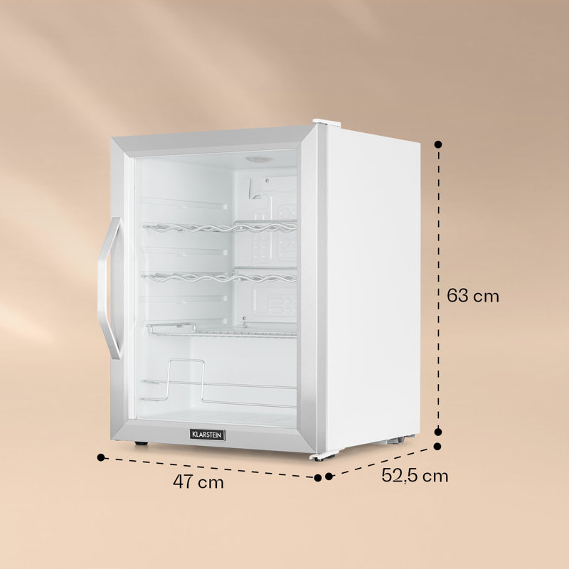 Klarstein 60m³ L Freestanding Mini Fridge