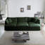 Sectional Sofas, 6 Seater U Shaped Modular with 3 Ottomans for Living Room Home Theatre | Chenille | Sage Green