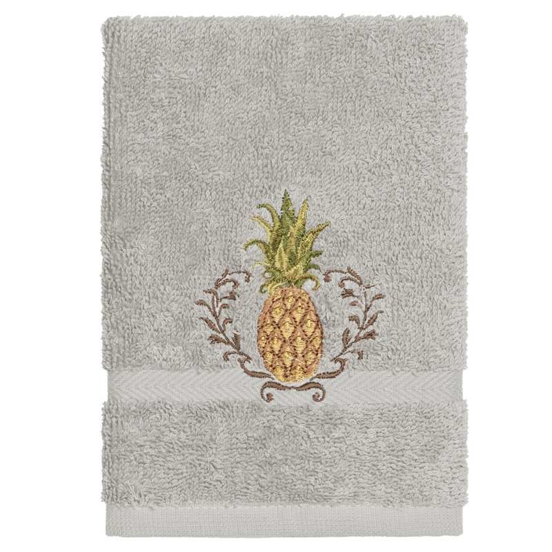 Welcome Turkish Cotton Midweight Bath Towel, Light Gray, Washcloth - 1 Pack