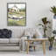 Grange avec cadre flottant de moutons qui paissent, conception par Susan Winget-660155752-660155753