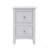 2 Drawers Solid Wood Nightstand End Table