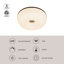 Jada 12-in Gold dimmable LED Flush Mount-1441087404